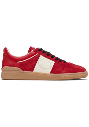 Valentino Garavani Red Upvillage Low Top Sneakers