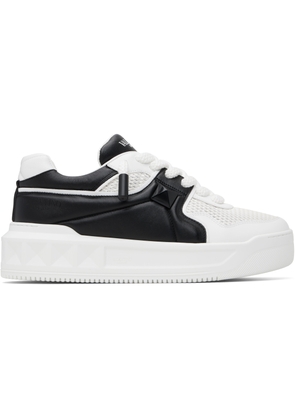 Valentino Garavani White Nappa Leather One Stud Xl Sneakers