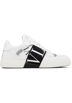 Valentino Garavani White Low-Top Calfskin VL7N Sneakers