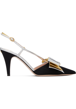 Valentino Garavani Multicolor Bowow Slingback Heels