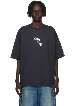 VETEMENTS Black 'CCTV' Oversized T-shirt