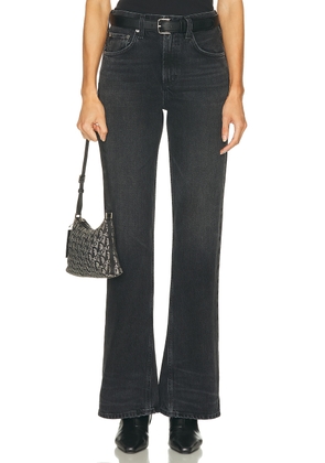 AGOLDE Mid Rise Kick Boot Jeans in Obscure - Black. Size 23 (also in 24, 25, 26, 27, 28, 29, 30, 31, 32, 33, 34).