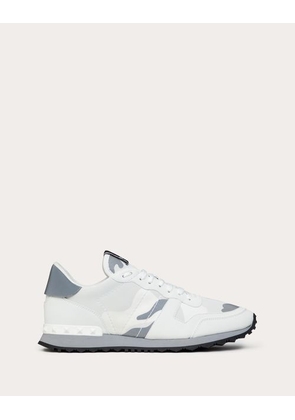 Valentino Garavani Camouflage Rockrunner Sneaker Man WHITE/MULTICOLOUR 39.5