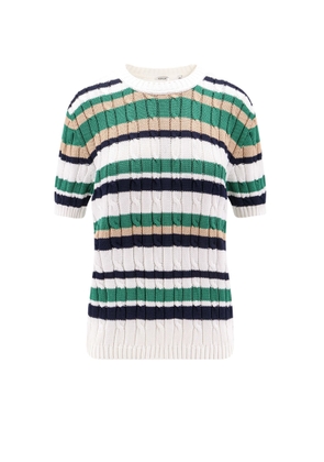 Aspesi Multicolor Striped Cotton Sweater