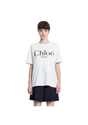 Cotton Jersey Logo Oversize T-Shirt