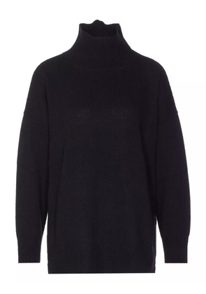 Roberto Collina high-neck wool sweater - Black