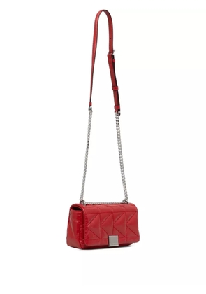 Karl Lagerfeld quilted crossbody bag - Red