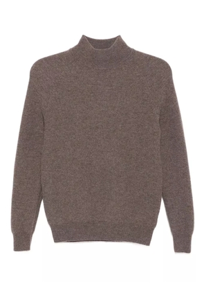 N.Peal Honeycomb jumper - Brown