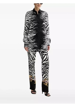 Versace Jeans Couture zebra-print shirt - Black
