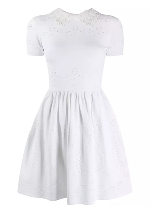Valentino Garavani peter pan collar dress - White