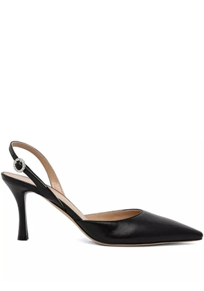 Baldinini crystal-embellished slingback pumps - Black