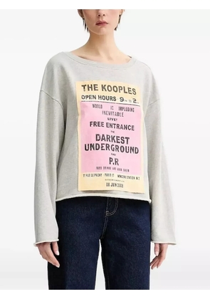 The Kooples graphic-print sweatshirt - Grey