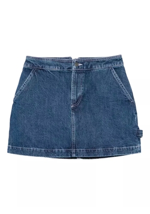 A.P.C. pocketed denim A-line skirt - Blue