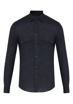 Osklen studded buttoned-up shirt - Black