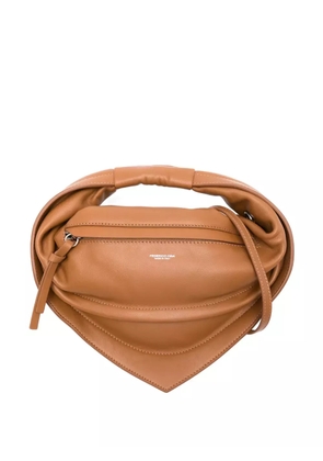 FEDERICO CINA calf-leather tote bag - Brown