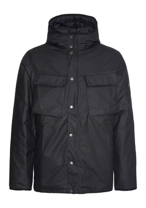 Barbour chest-pocket waxed jacket - Black