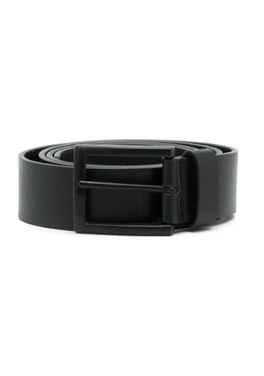 Osklen leather buckle belt - Black