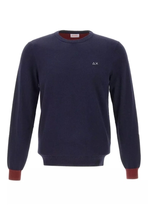 Sun68 elbow-patch sweater - Blue