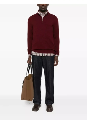 arch4 Mr Fenchurch half-zip cashmere sweater - Red