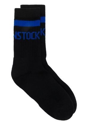 Birkenstock logo-jacquard socks - Black