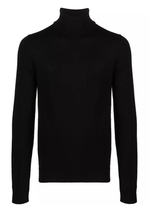 HUGO roll-neck virgin-wool jumper - Black
