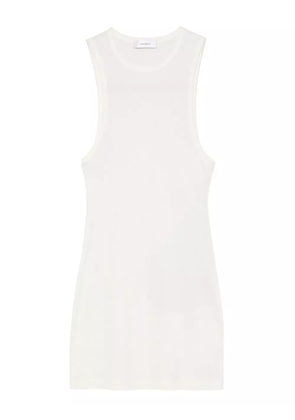 WARDROBE.NYC Racer ribbed tank top - White