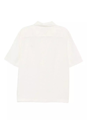 Fred Perry logo-embroidered shirt - Neutrals