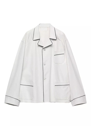 Prada leather shirt - White