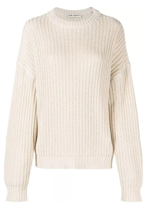 OUR LEGACY Sonar intarsia-knit jumper - Neutrals