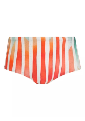 Lygia & Nanny striped swim trunks - Orange