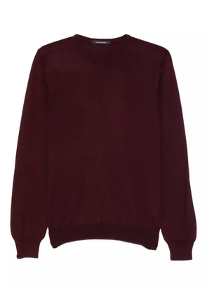 Tagliatore crew-neck virgin-wool sweater - Red