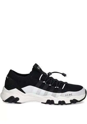 Baldinini knitted lace-up trainers - Black