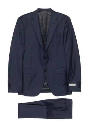 Canali single-breasted wool suit - Blue