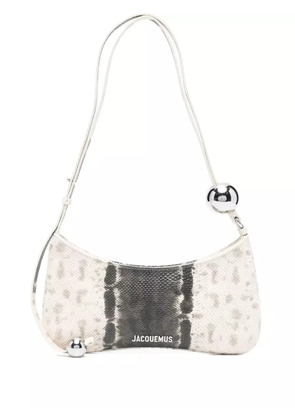 Jacquemus The Bisou Perle ball-embellished shoulder bag - Neutrals