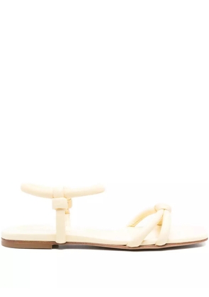 Gianvito Rossi knotted ankle-strap sandals - Yellow