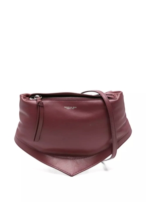 FEDERICO CINA folded leather clutch bag - Red