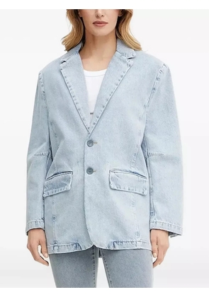 LIU JO three-button denim blazer - Blue