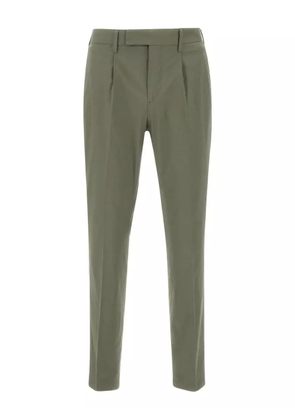 DEVORE pleated-front trousers - Green