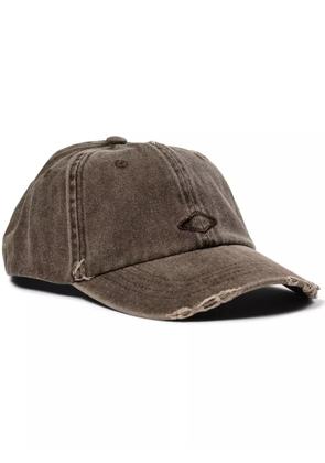 Han Kjøbenhavn Diamond distressed-effect cap - Brown