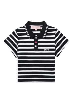 BAPY BY *A BATHING APE® striped polo shirt - Black