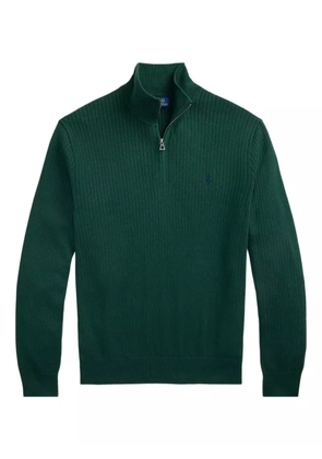 Polo Ralph Lauren ribbed zip-neck sweater - Green