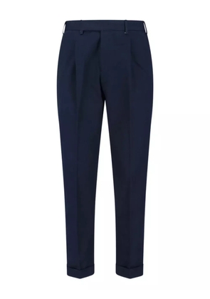 PT Torino pleated cuffed tailored trousers - Blue