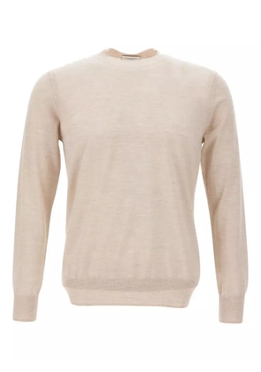 Paolo Pecora ribbed-cuff crew-neck sweater - Neutrals