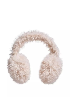Moncler fluffy earmuffs - Neutrals
