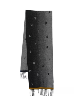 Paul Smith ombre-effect scarf - Black