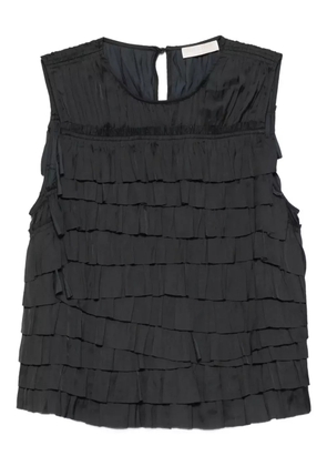 Ulla Johnson Quinn tiered ruffle top - Black