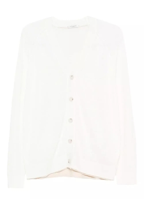 Paolo Pecora button-front cotton cardigan - White