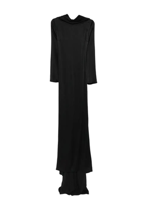Giuseppe Di Morabito cowl-neck high-low maxi dress - Black