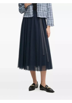 Joop! elastic-waistband tulle skirt - Black