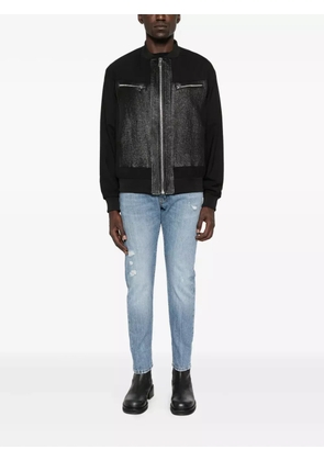 YES LONDON panelled zip-front jacket - Black